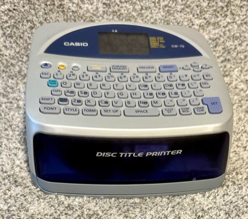 Casio printer disc - casio, cd